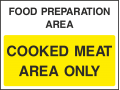 Food Prep Area / Cooked Meat Area Only